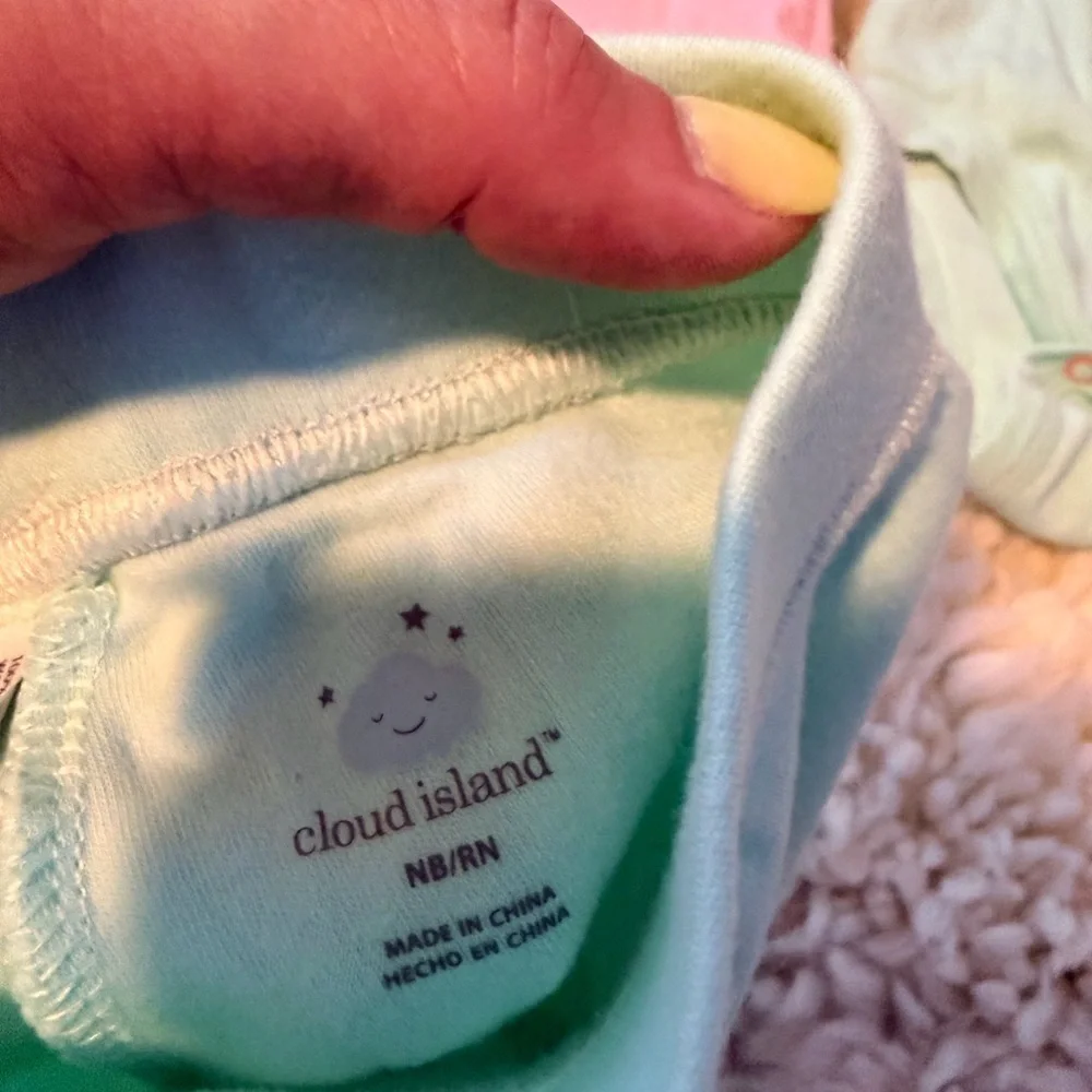 Pink and Green baby newborn Set